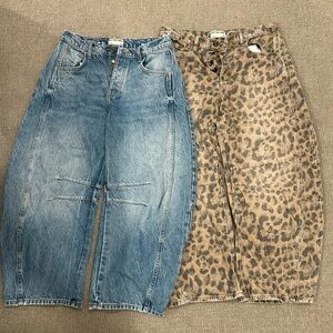 2 pairs of We the free barrel jeans